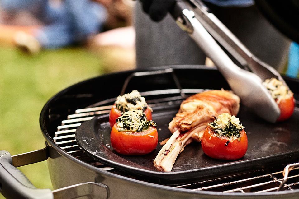 BARBECUE SMOKEY JOE PREMIUM 37 CM ROSSO CRIMSON