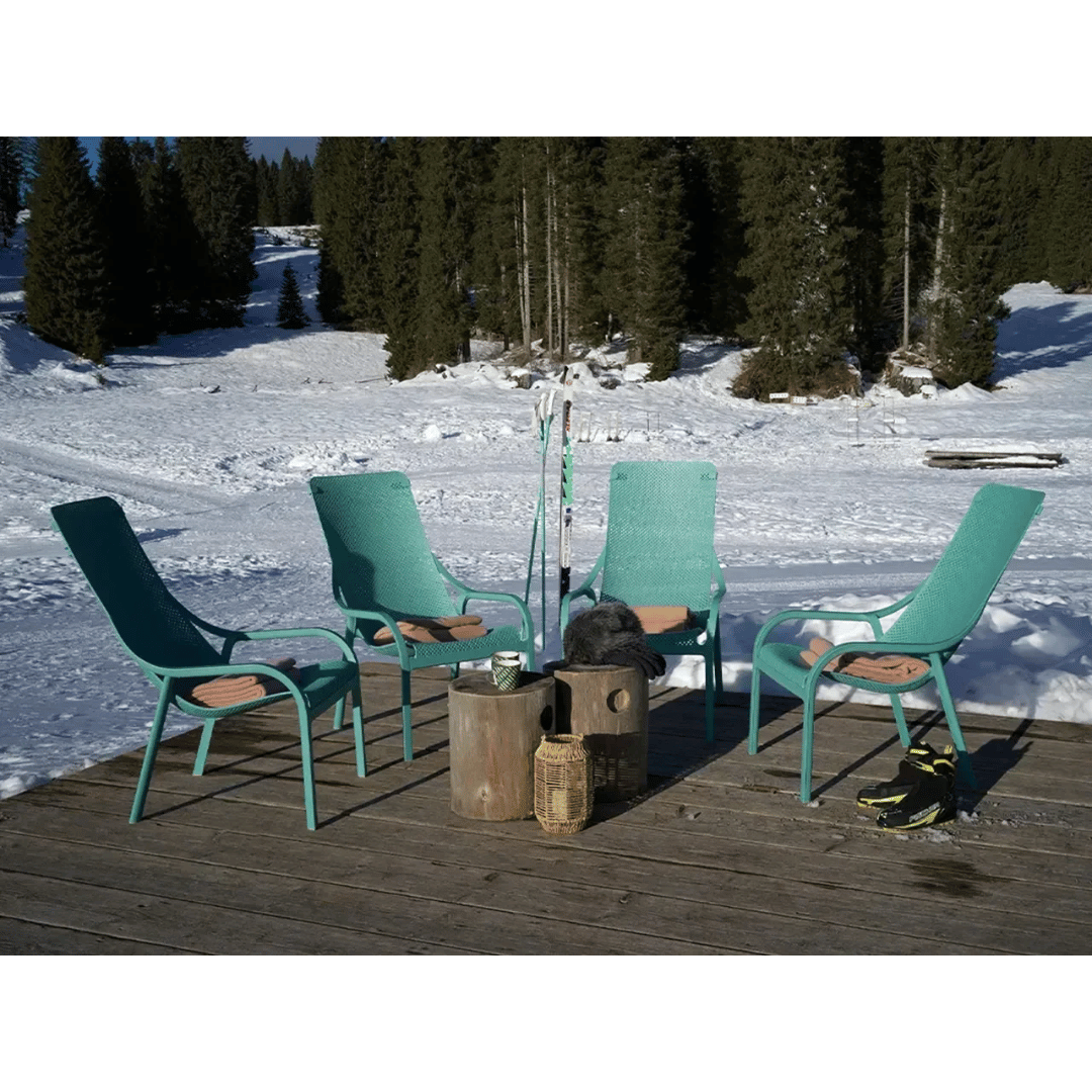 POLTRONA NET LOUNGE VERDE SALICE