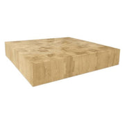 Hoyat Billot/Tagliere in frassino “bois debout”, 44x44x8 cm, legno naturale