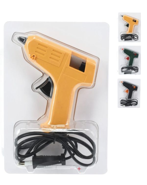 Pistola per colla a caldo con stick D 7 mm, 10 W – Assortita