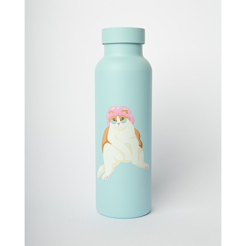 Borraccia Termica 3D Emilio 500ml Azzurro QUY CUP
