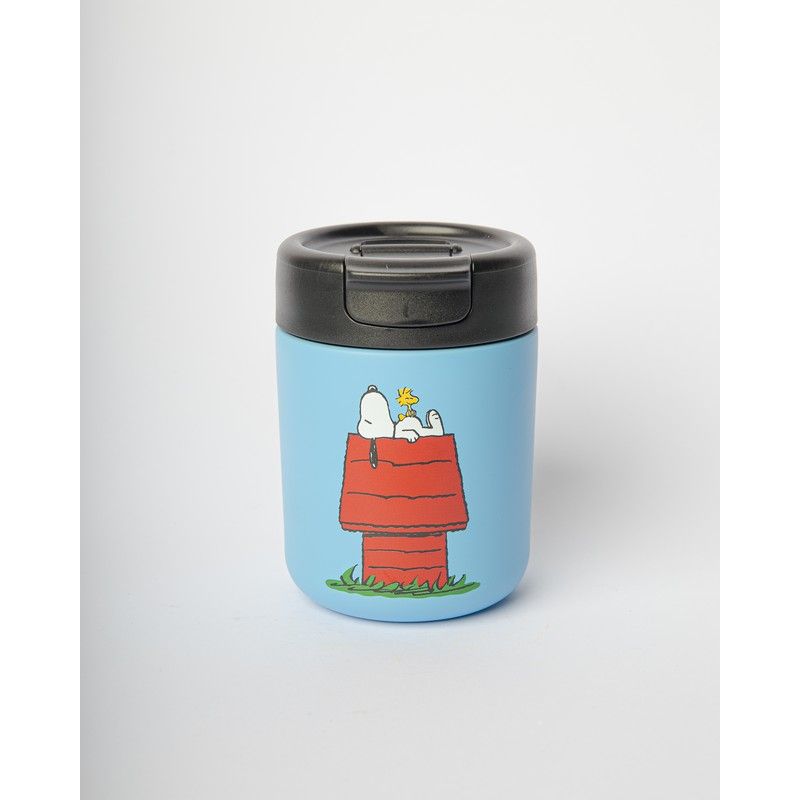 Tazza Termica 3D 350ml Snoopy Home Sweet Home Azzurro QUY CUP