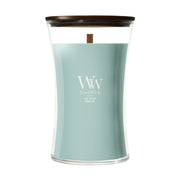 Candela a clessidra grande Sea Spray 609g Blu WoodWick