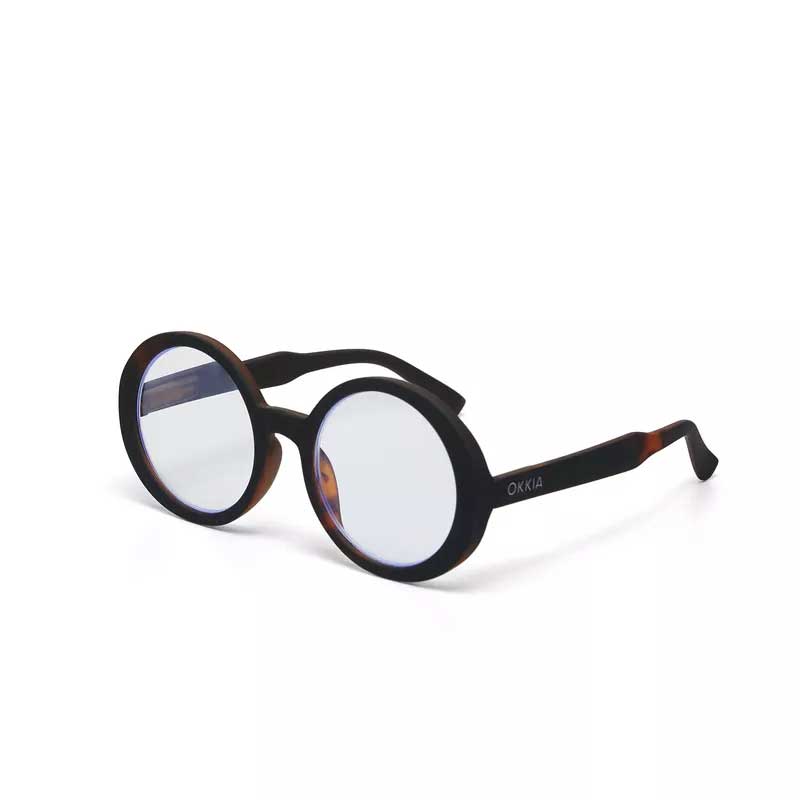 OCCHIALE DA LETTURA MODELLO LAURA COLORE BLACK GRAD.+2.00 OKKIA