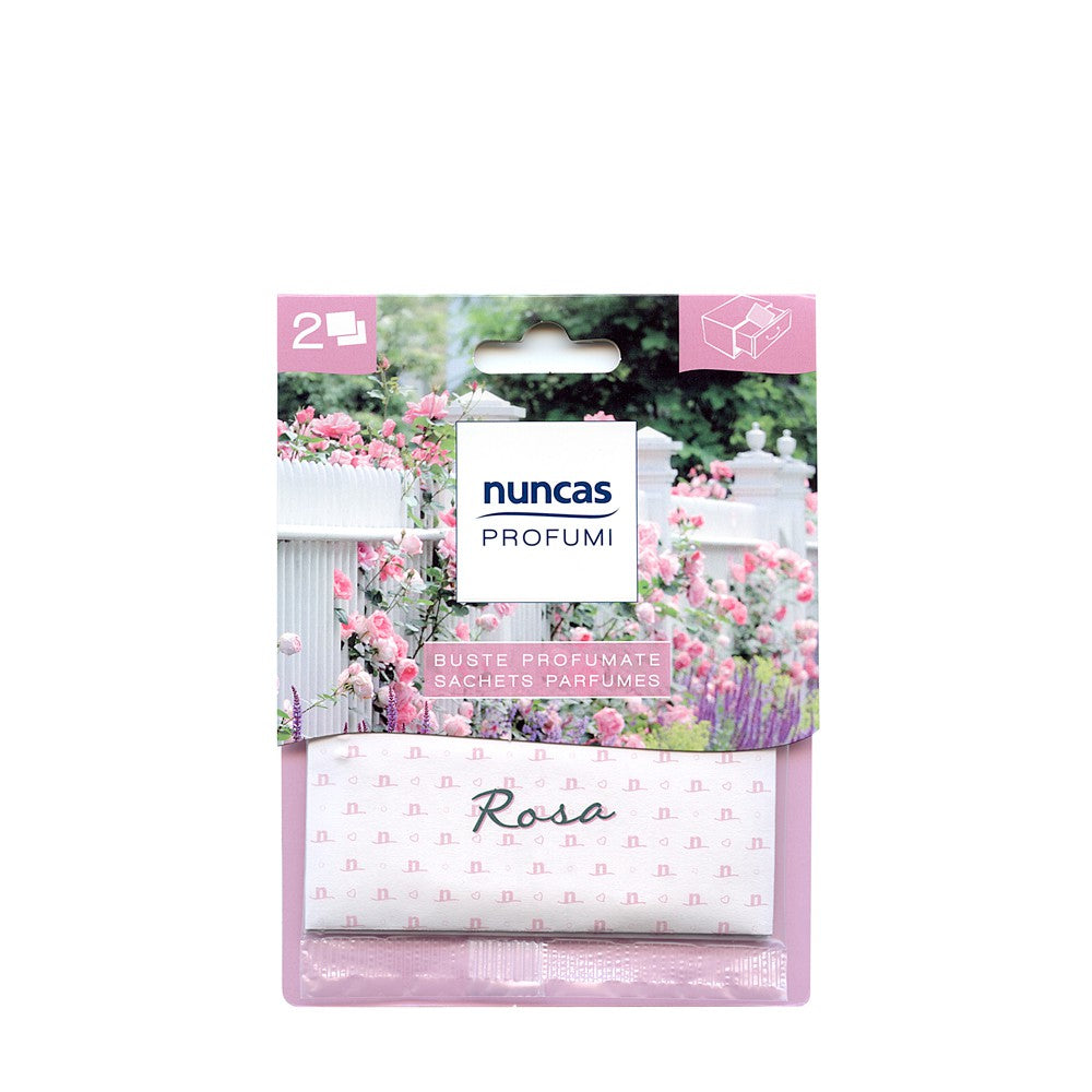 BUSTA PROFUMATA PER CASSETTI ROSA CONF. 2 PEZZI