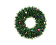 Ghirlanda con 15 palline di natale in plastica D 29 cm verde Peraga Christmas