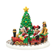 Statuetta Treno Natalizio Holiday Express 10x14xh12cm Department 56 Disney