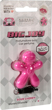 PROFUMATORE AUTO, BIG JOY FUCSIA, FRAGRANZA SOUR CHERRY