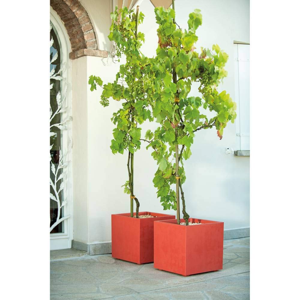 VASO MILLENNIUM CUBO 39 CM COLORE A SCELTA
