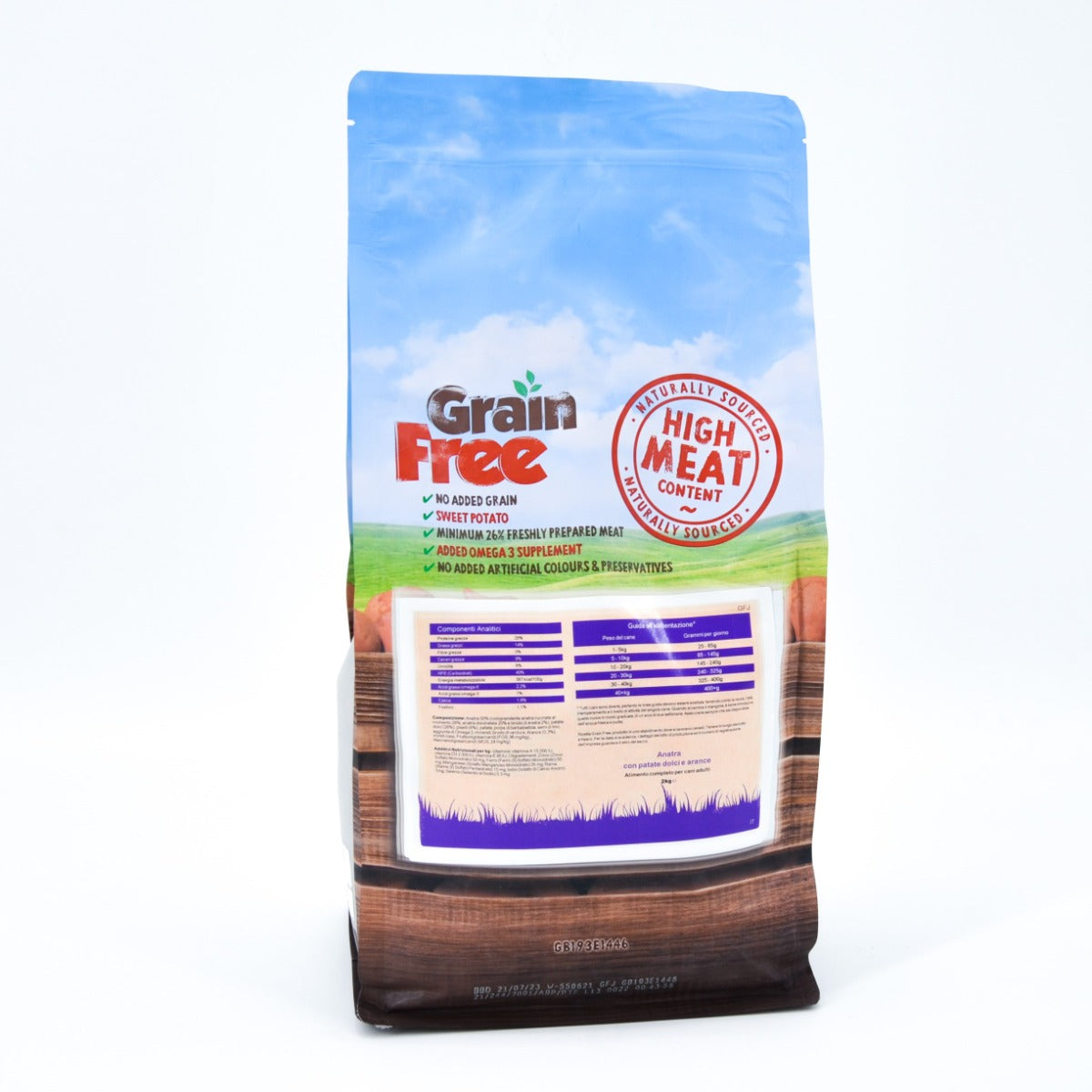 CROCCHETTE PERAGA GRAIN FREE PER CANE ADULTO 2KG ANATRA