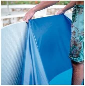 FODERA OVALE PER PISCINA 500X300X120 CM BLU GRE FSPROV500