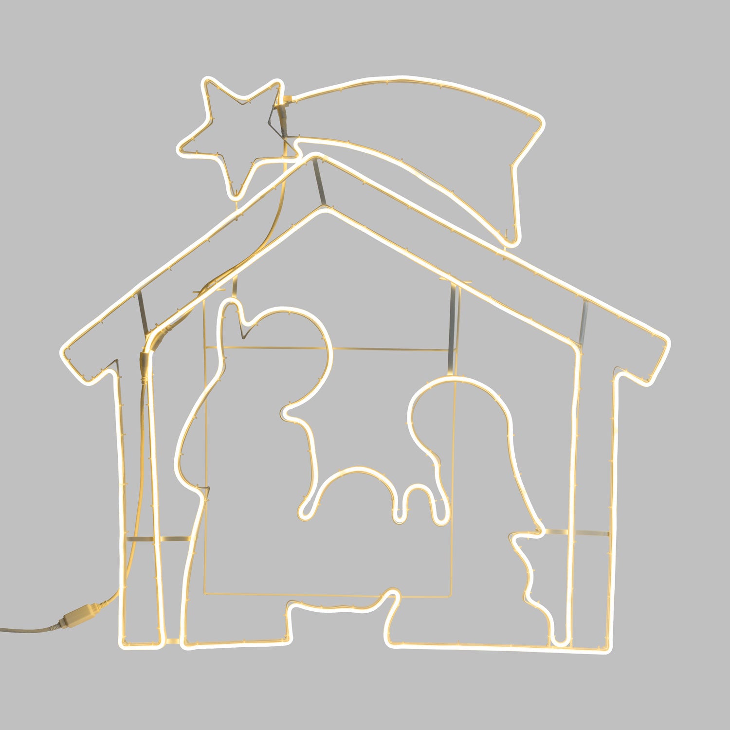 PRESEPE LUMINOSO NEON 1320 LED 1,5M + 115XH115CM