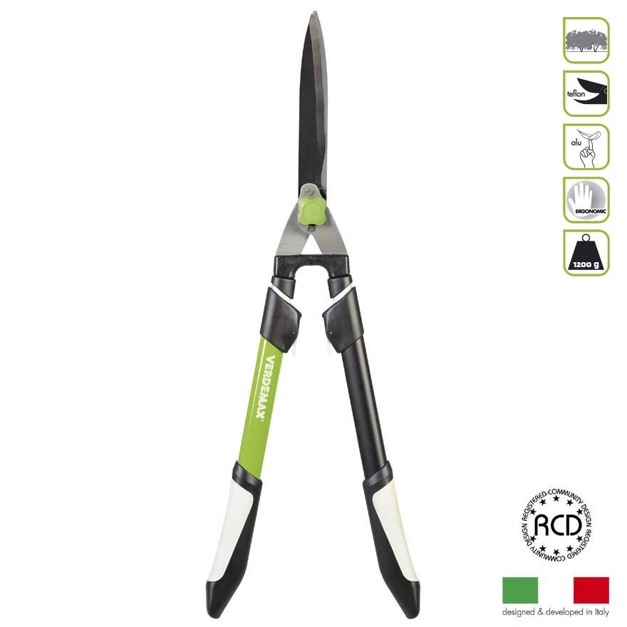 TAGLIASIEPE LAME ONDULATE MANICO TELESCOPICO 70/85CM