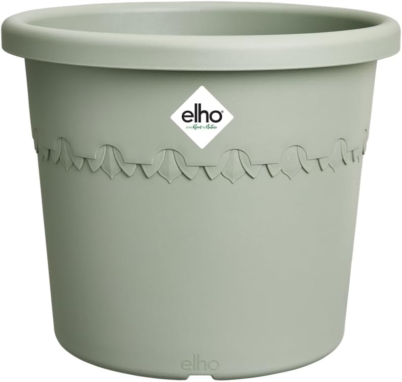 VASO ALGARVE CILINDRO 40CM VERDE TIMO