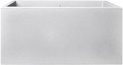 VASO VIVO NEXT LONG 80CM LIVING CONCRETE GRIGIO CHIARO