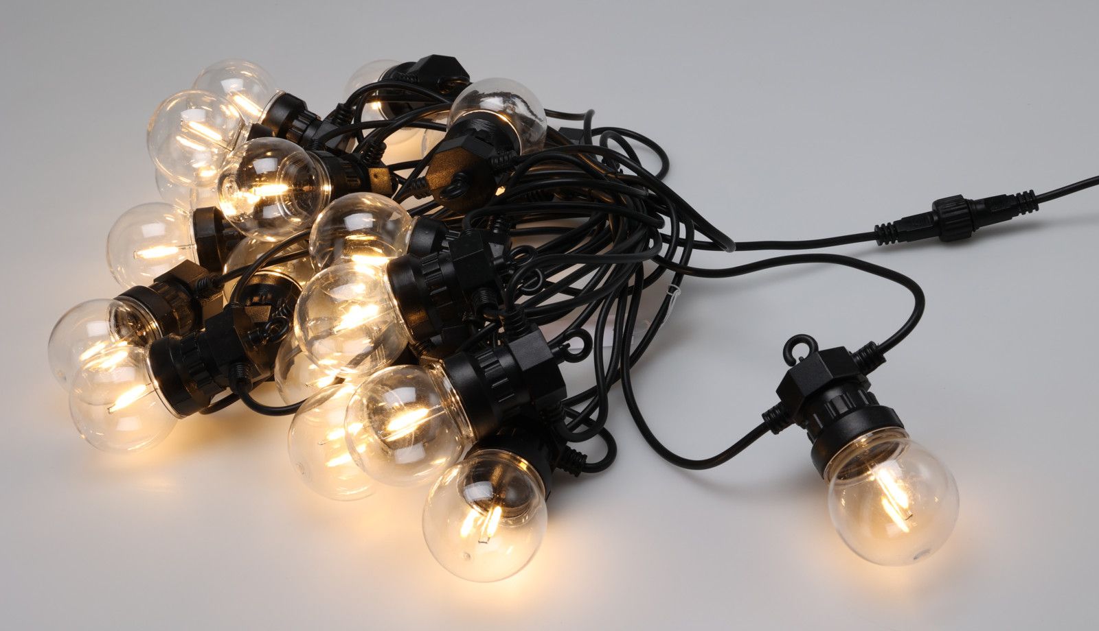 GHIRLANDA DI LUCI 20LED G50 BIANCO CALDO