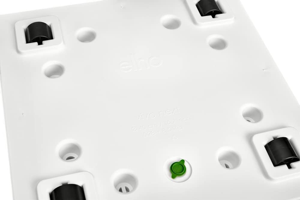 VASO VIVO NEXT SQUARE 40CM WHITE