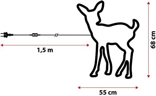 RENNA 480 LED BIANCO CALDO 55XH68CM