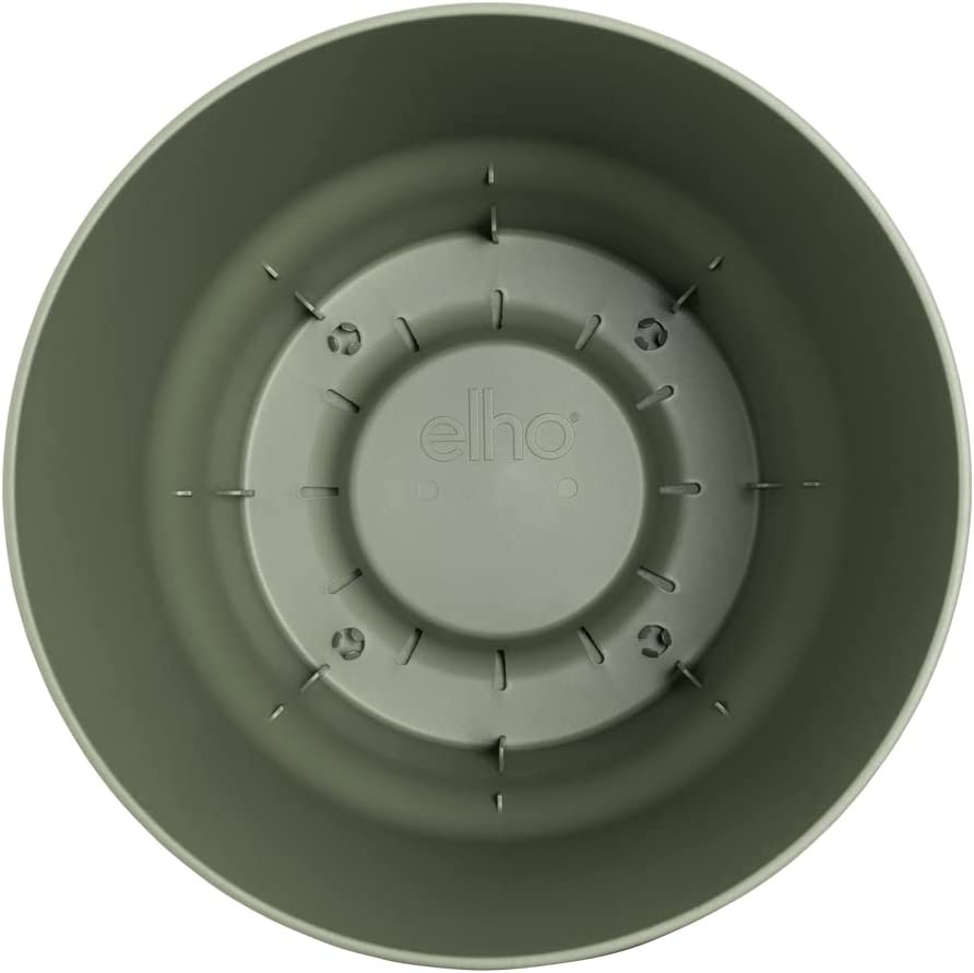 VASO GREENVILLE ROUND 14CM LEAF GREEN