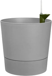 VASO GREENSENSE AQUA CARE ROUND 35CM LIGHT CONCRETE GRIGIO