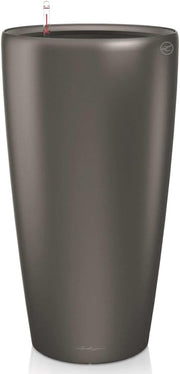 VASO FIORIERA RONDO 40 ALL-IN-ONE CARBONE METALLIZZATO