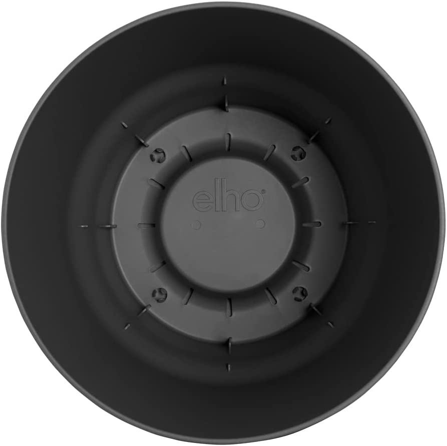 VASO GREENVILLE ROUND 18CM LIVING BLACK