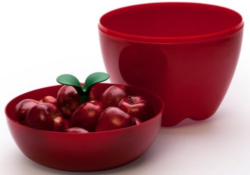 MINI CONTENITORE PER LA FRUTTA "HAPPLE" MELA ROSSO