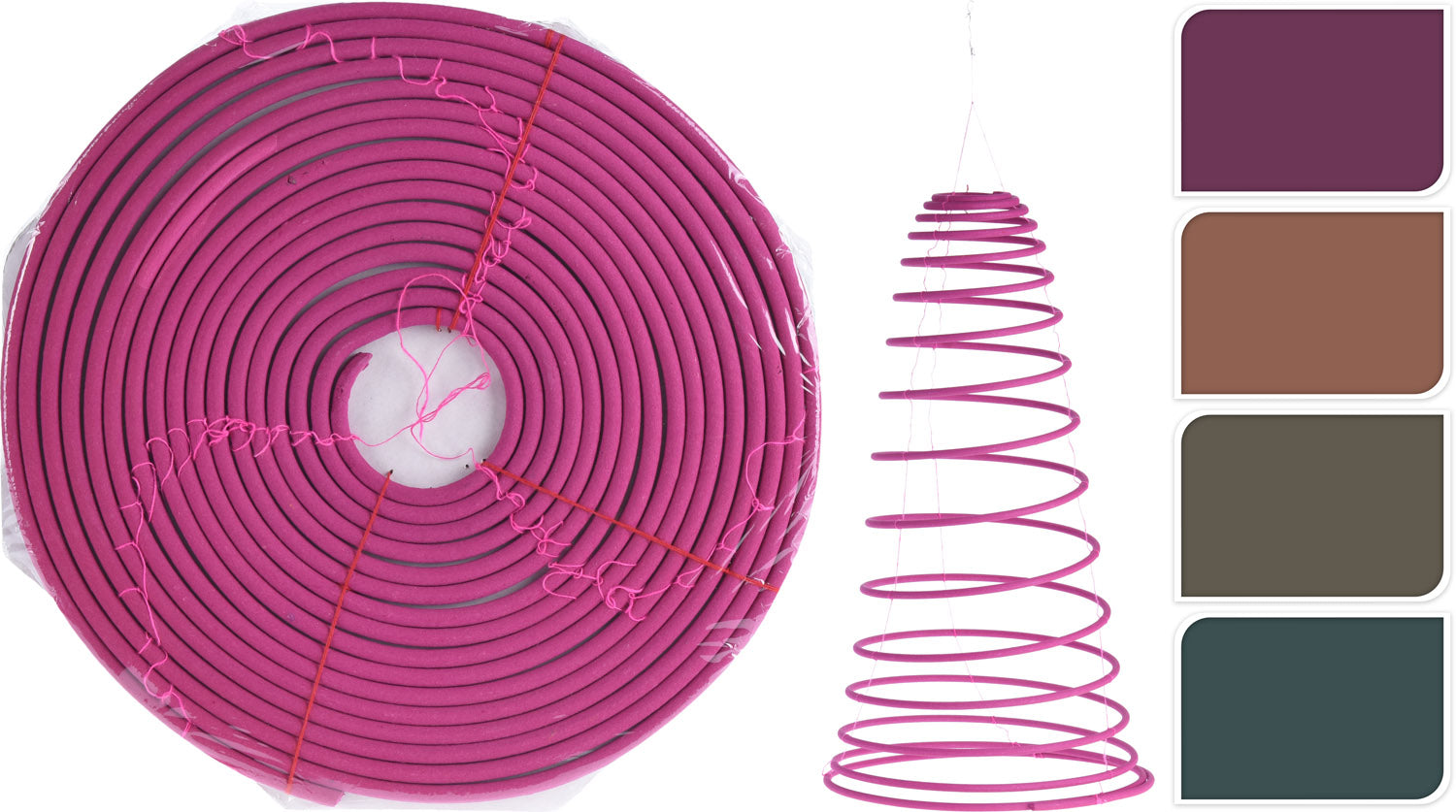 SPIRALE ALLA CITRONELLA ANTIZANZARE APPENDIBILI 22CM