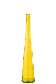 VASO NOAH IN VETRO, GIALLO, MEDIO