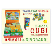 LIBRO IL GIOCA CUBI ANIMALI & DINOSAURI