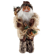 BABBO NATALE CON PELLICCIA 40CM