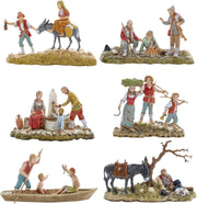 Statuina Presepiale Scena di Vita 10 cm Stile 700 Moranduzzo Landi
