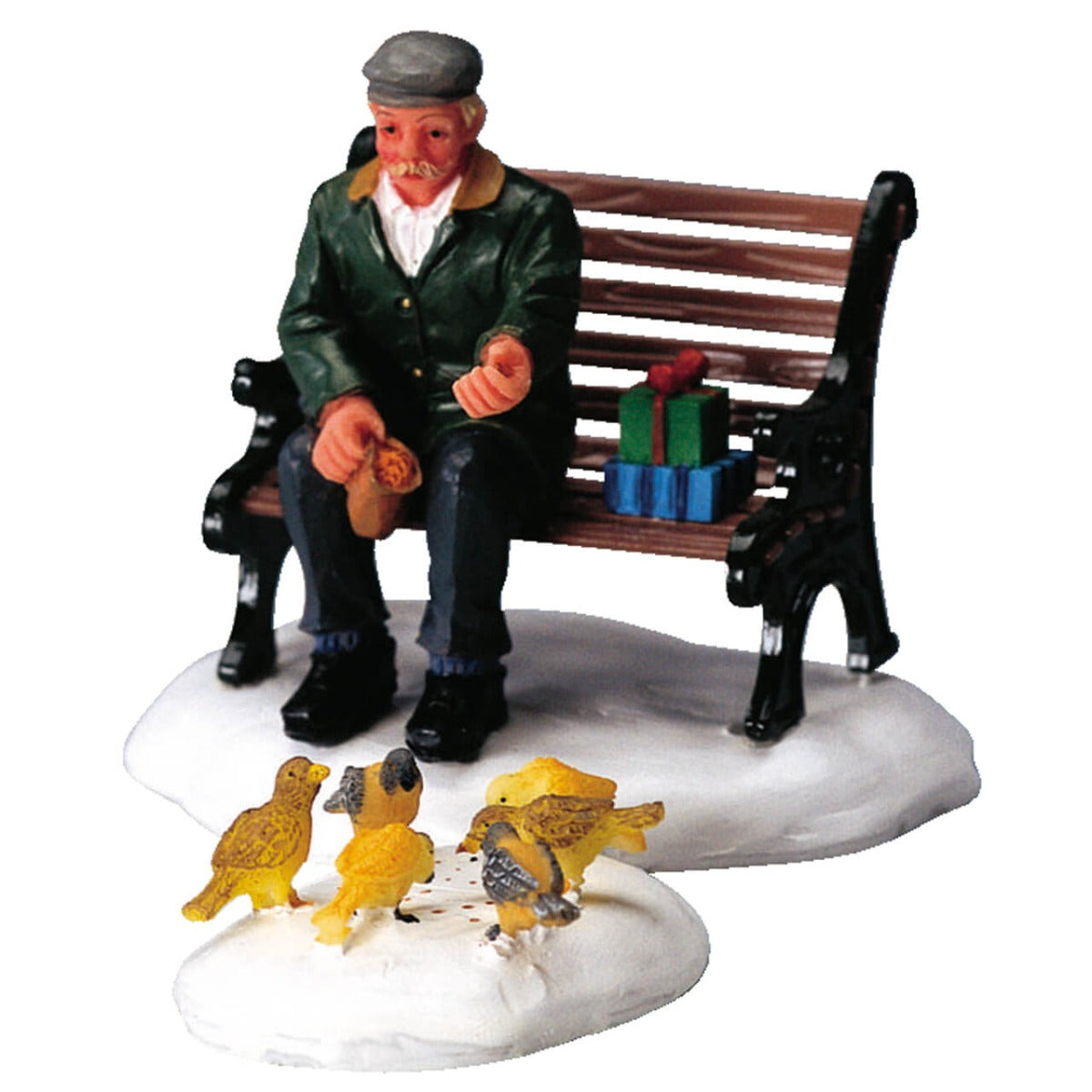 Feeding Pigeons, Set Of 2 - LEMAX COD. 42905