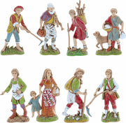 Pastore Assortito Stile Napoletano Presepe Scala 1:20 Figure 10cm Moranduzzo