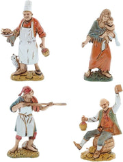 Soggetto Assortito Presepe Stile Napoletano Scala 1:20 Moranduzzo Landi