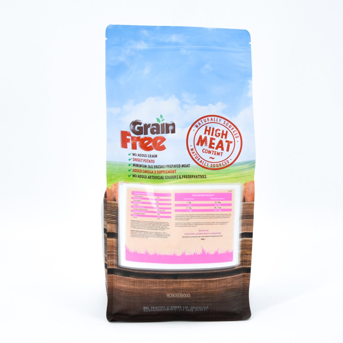 CROCCHETTE PERAGA GRAIN FREE PER CANE ADULTO TAGLIA PICCOLA 6KG SALMONE