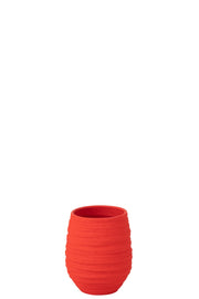 VASO FIESTA IN CERAMICA, ROSSO, PICCOLO