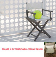 POLTRONA TEAK GINGER DECAPATO CON CUSCINERIA