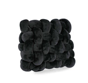 Cuscino Entwine 30x10x30h Nero Bizzotto