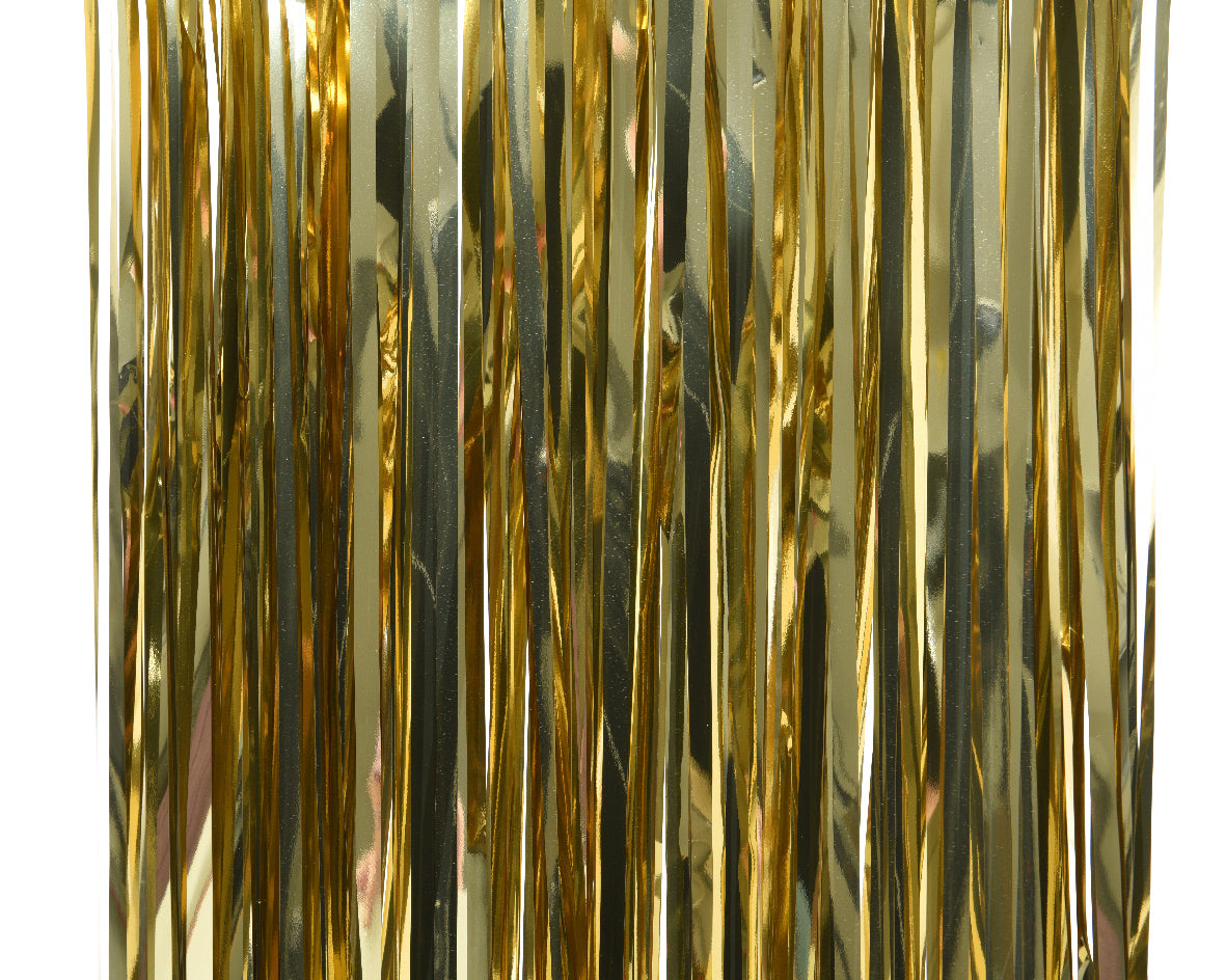 1 TENDA A FILI COLOR ORO CHIARO 90 X 220 CM
