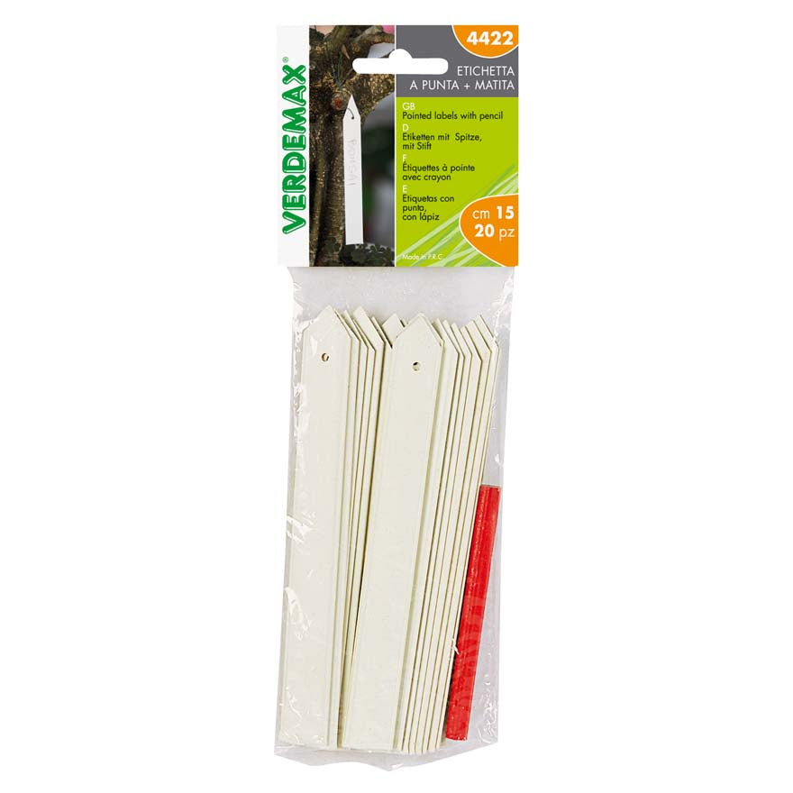 ETICHETTE A PUNTA PER VASI E GIARDINO CM15