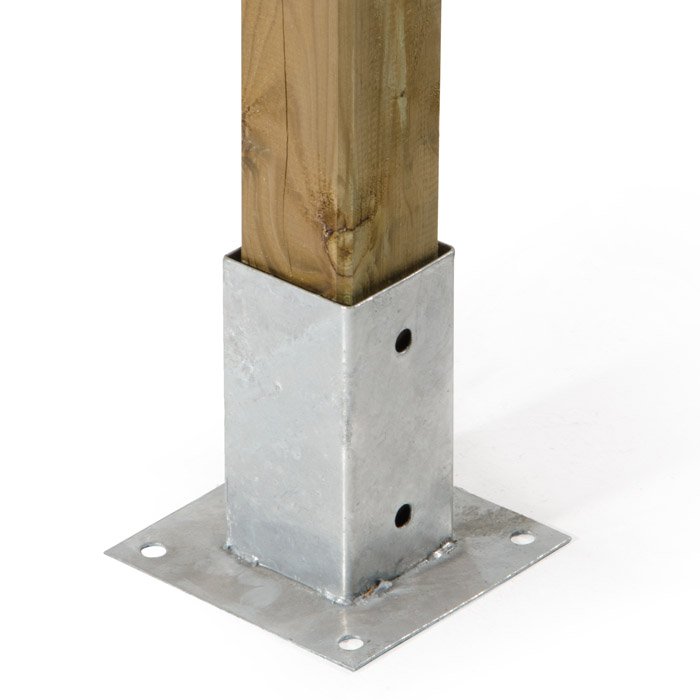 PIASTRA DI FISSAGGIO PER PALI IN LEGNO 71x71x150CM