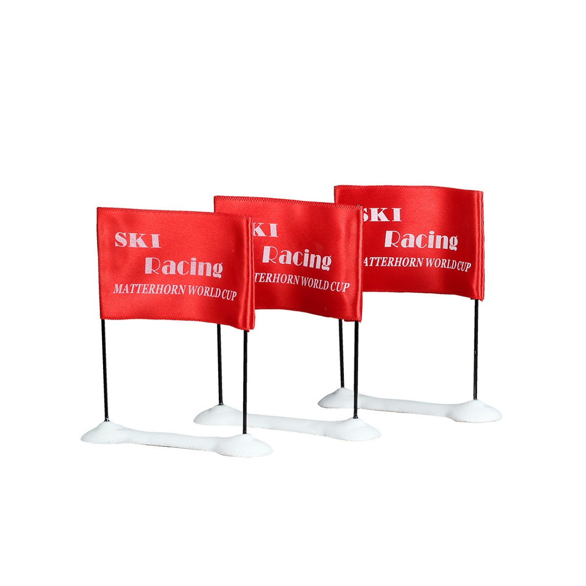 Ski Racing Flag Set Of 3 - LEMAX COD. 44805