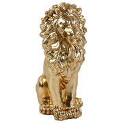 STATUA LEONE ORO 40X28X62CM