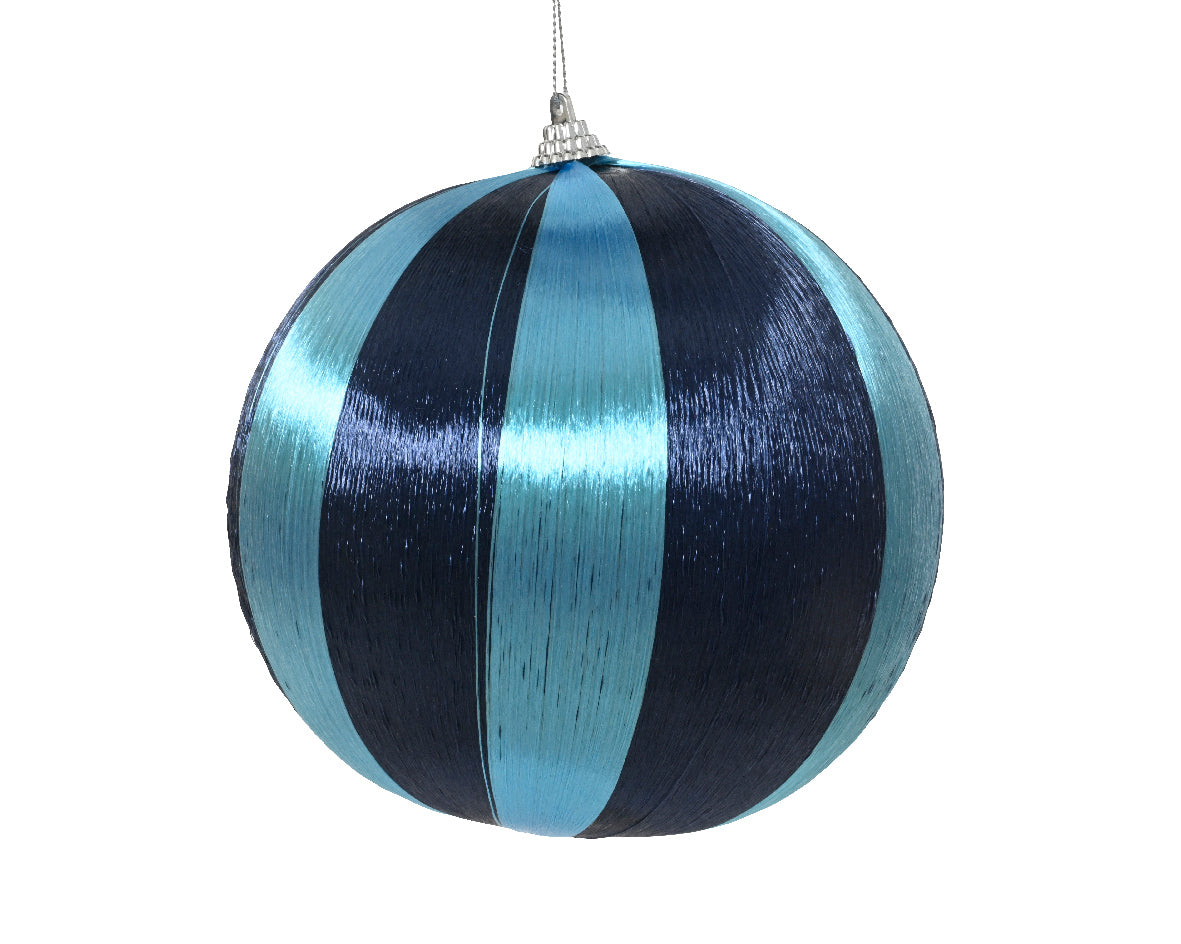 pallina di natale con Filo Lucido Blu Notte 15cm