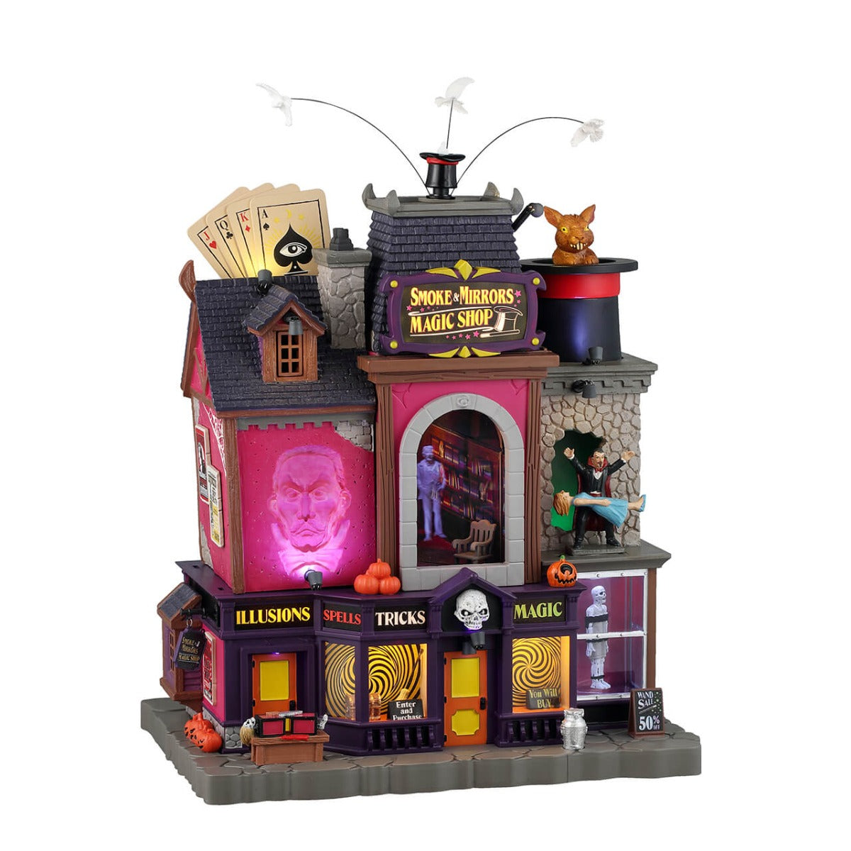 SMOKE & MIRRORS MAGIC SHOP CON ALIMENTATORE 4.5V - LEMAX COD. 45218