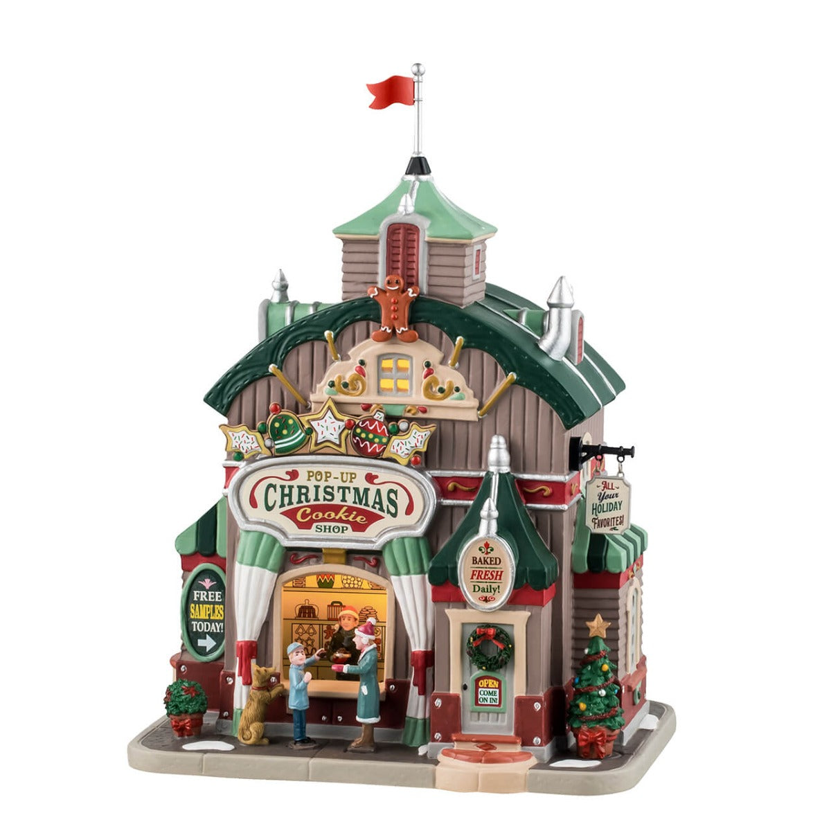 POP-UP CHRISTMAS COOKIE SHOP CON ALIMENTATORE 4.5V - LEMAX COD. 45248