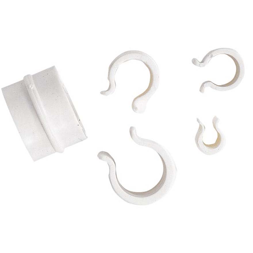CLIPS FISSAGGIO PVC 10MM 20PZ