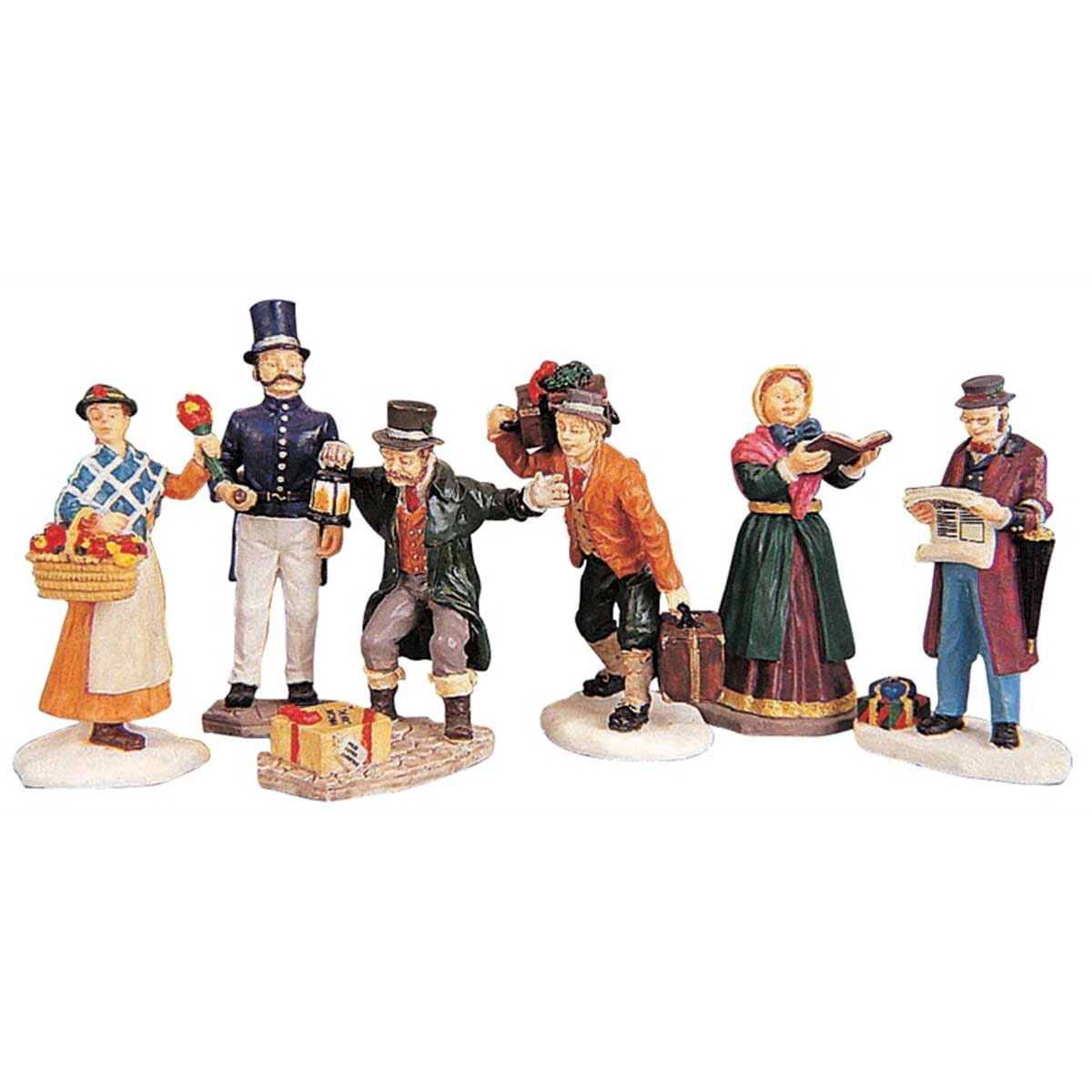 Townsfolk Figurines, Set Of 6 - LEMAX COD. 92355