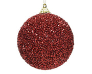 pallina di natale in foam D 8 cm rosso Peraga Christmas